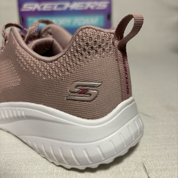 Skechers Lite-weight BOBS Sport Squad Chaos 6.5 Memory Foam Lace up sneaker MVE - Picture 5 of 16